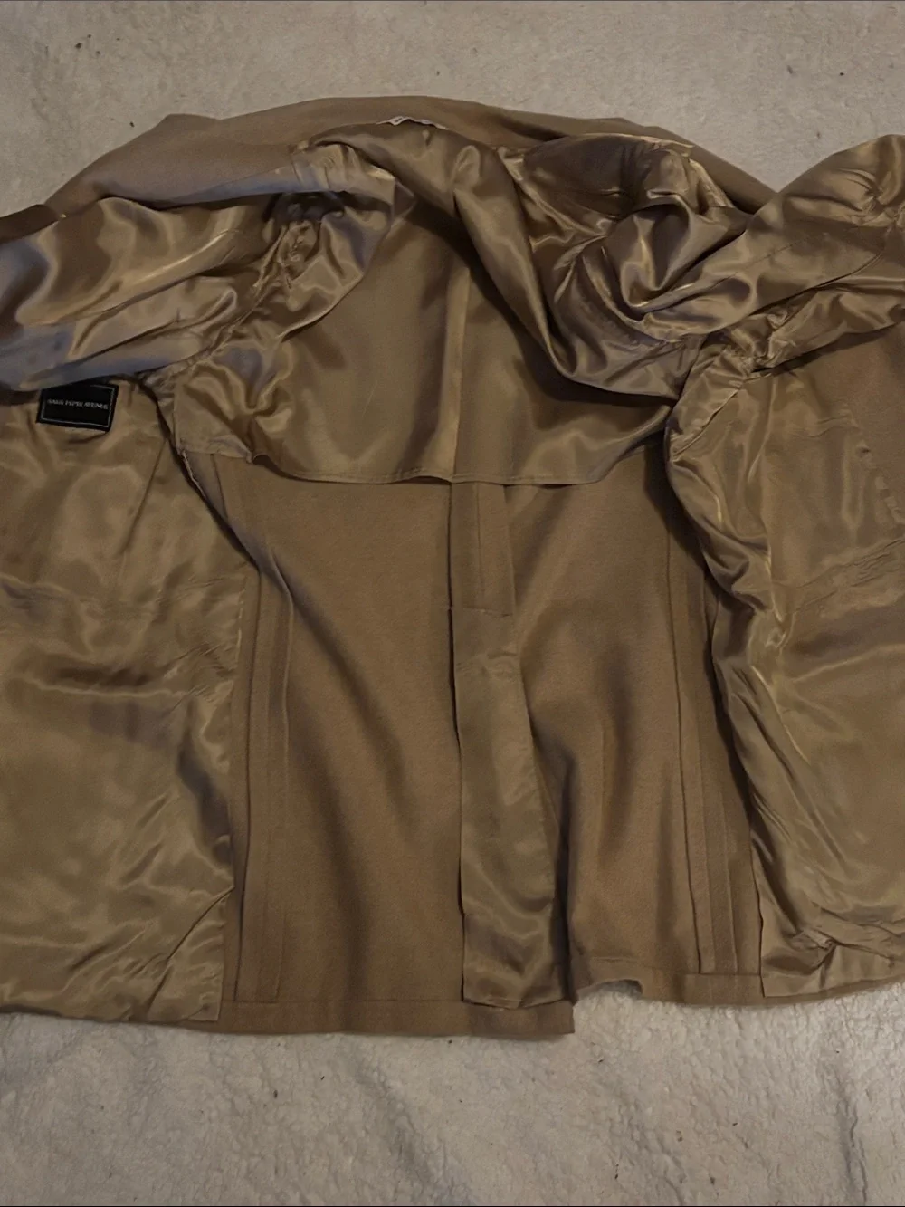 Saks Fifth Avenue Camel Brown Wool Sport Coat